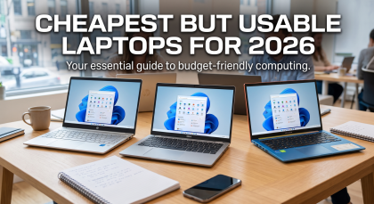Cheapest but usable laptops for 2026